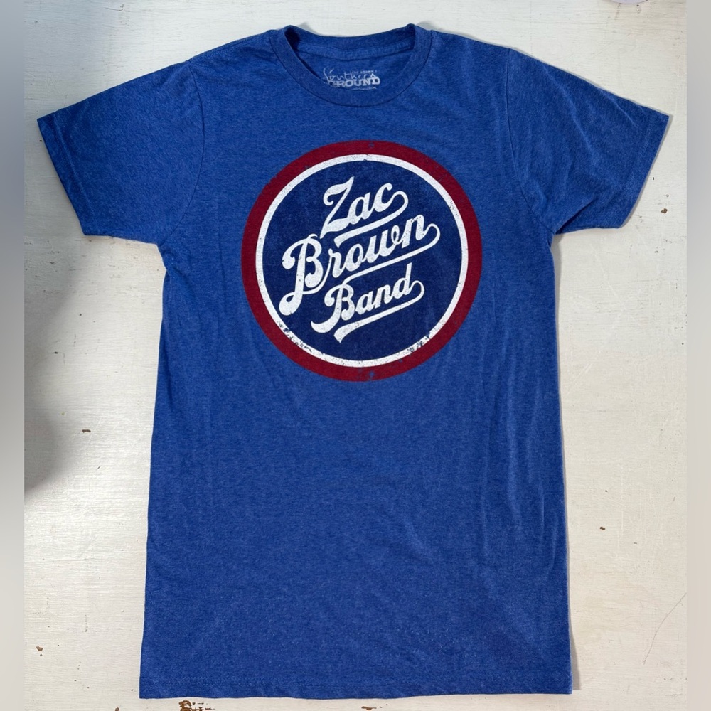Zac Brown Band 2014 Great American Road Trip Concert Tour T-Shirt Adult Small